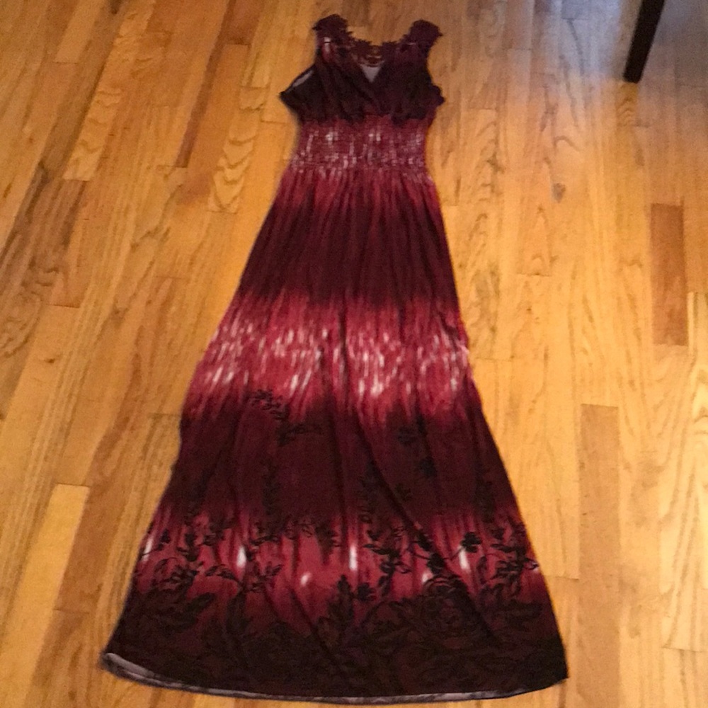 Burgundy sundress Large